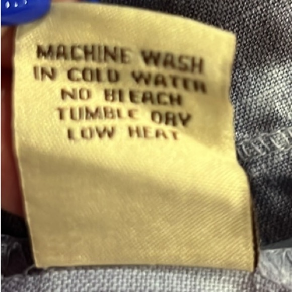 XCVI blue & white tie die v neck hooded linen lagenlook dress size Large - Picture 9 of 9